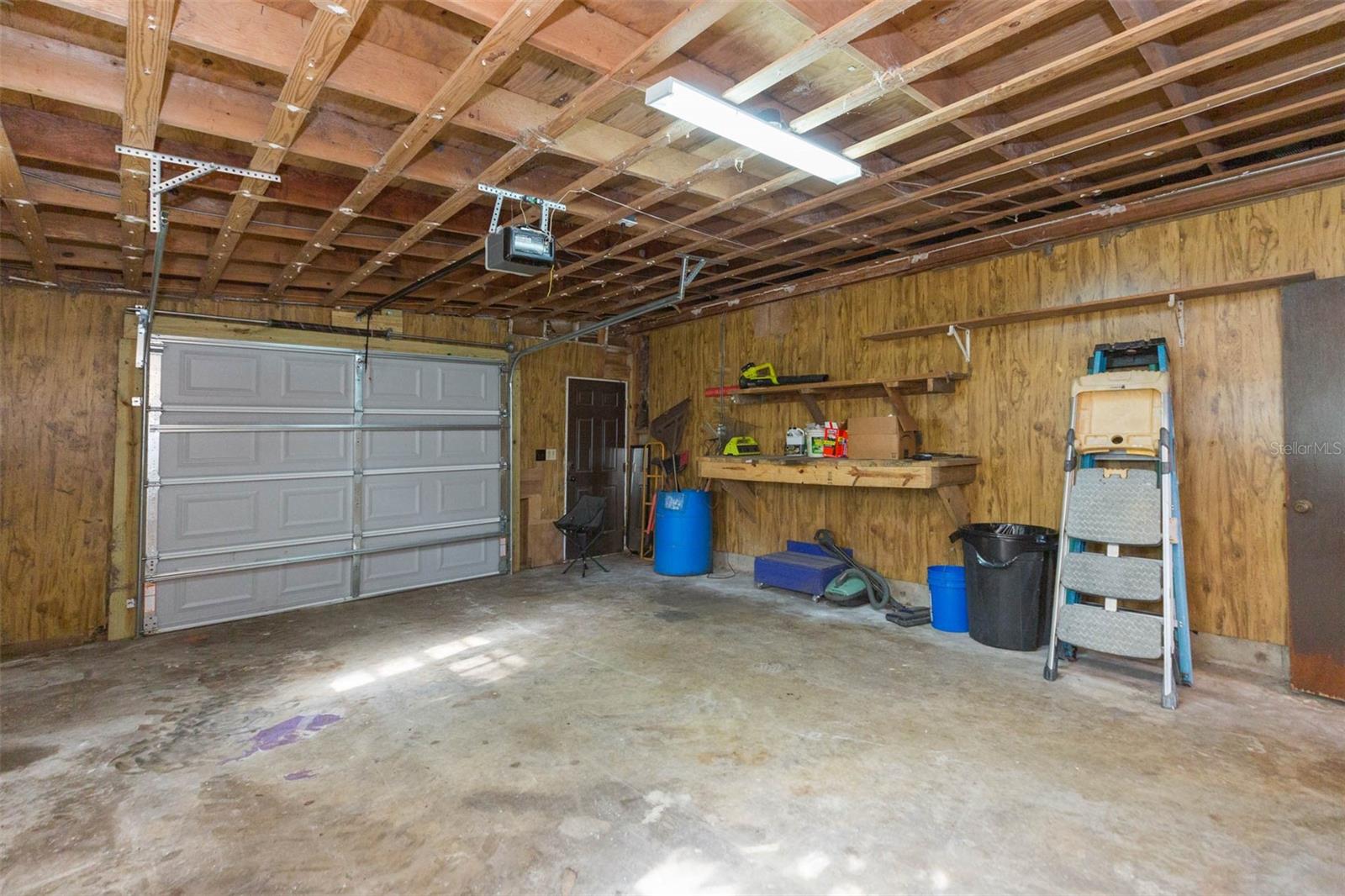 Attached garage