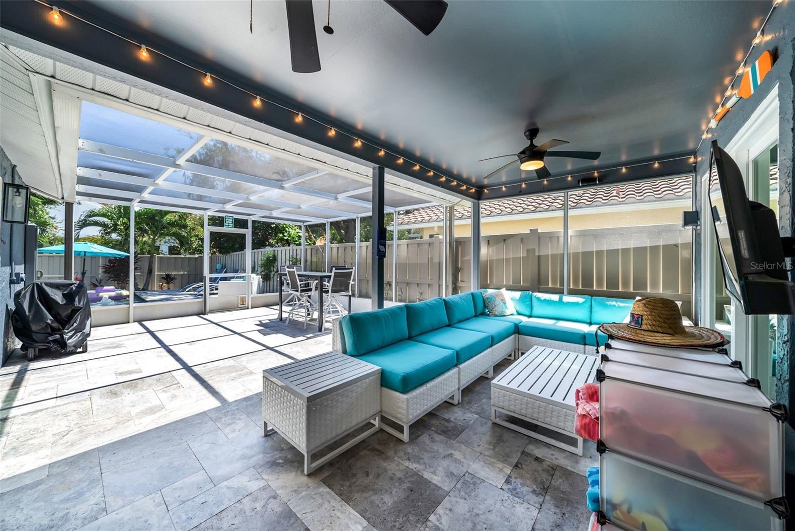 Covered sitting area