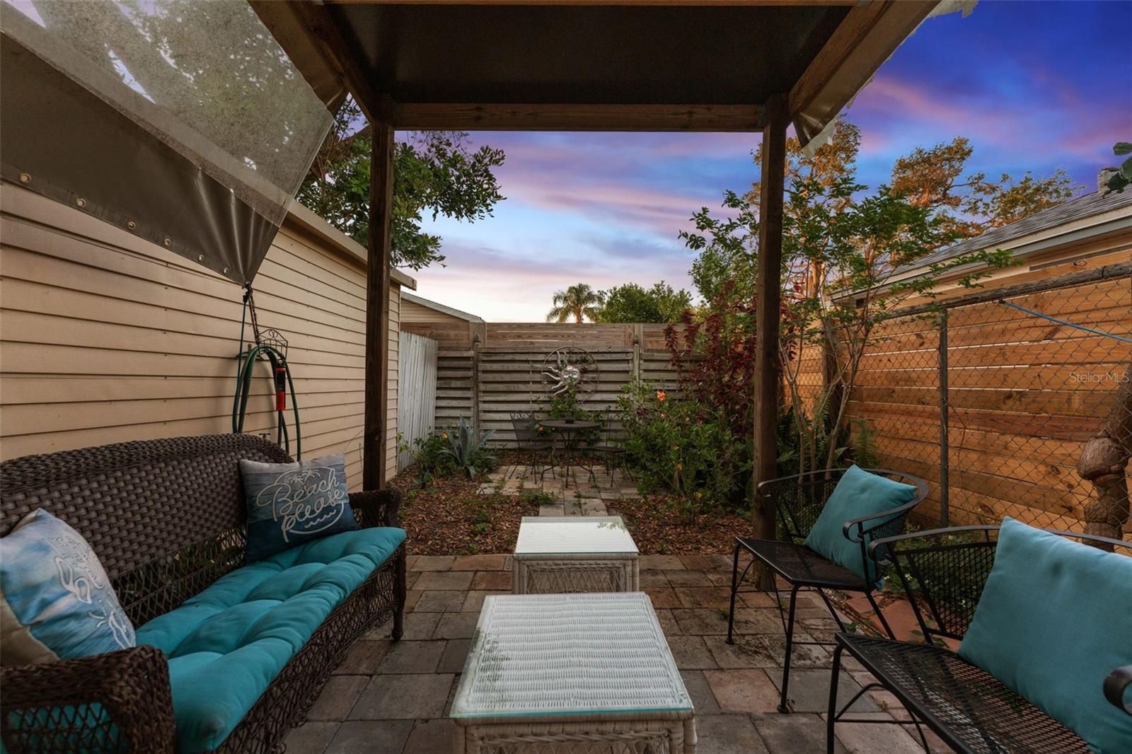 Private patio