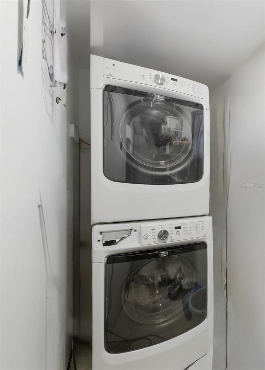 Washer and Laundry Room