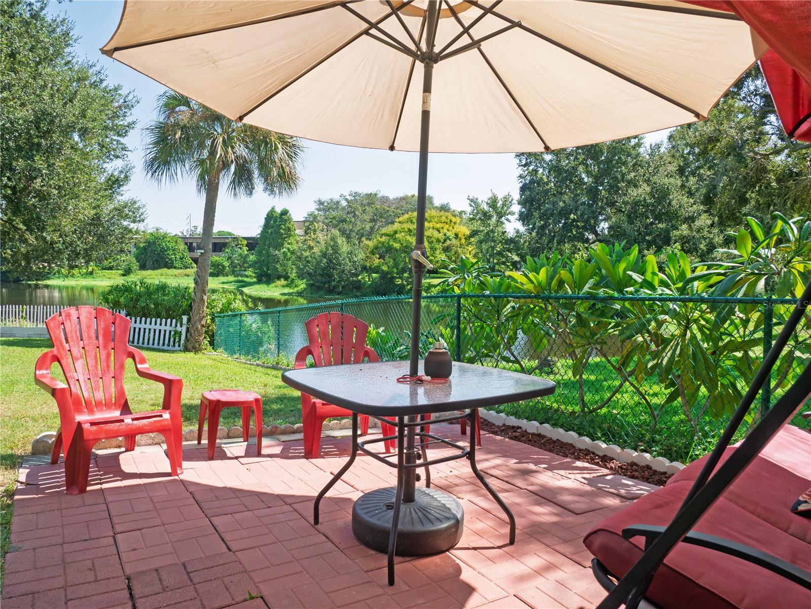 Backyard Sitting Area