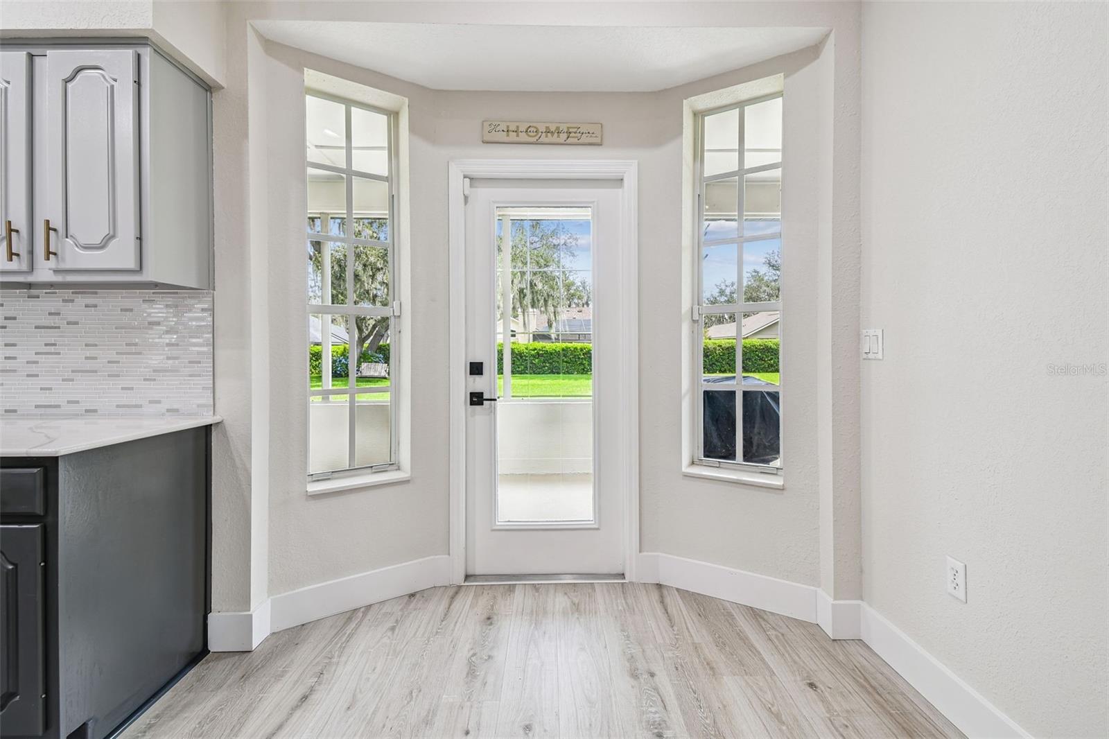 door off kitchen to porch