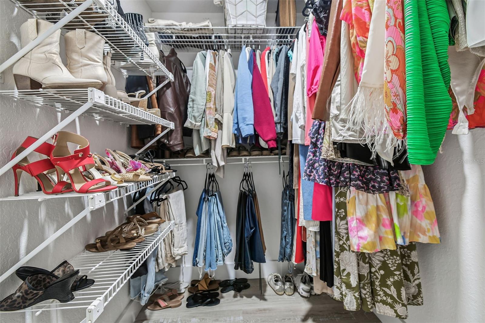 1 of 2 closet in primary