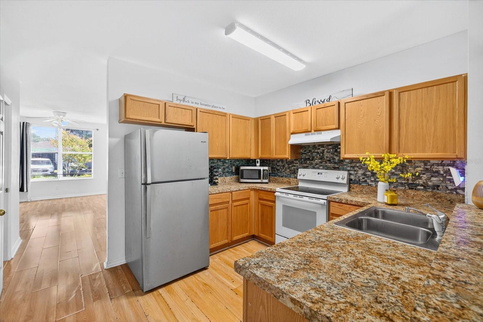 Living Room to the Kitche