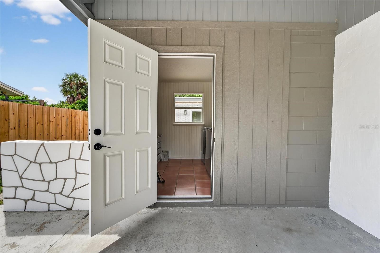 Exterior Laundry Room
