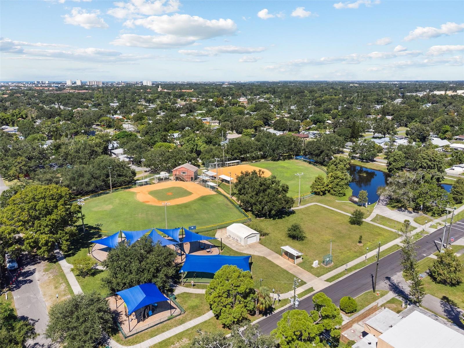 Tomlinson Park across the street