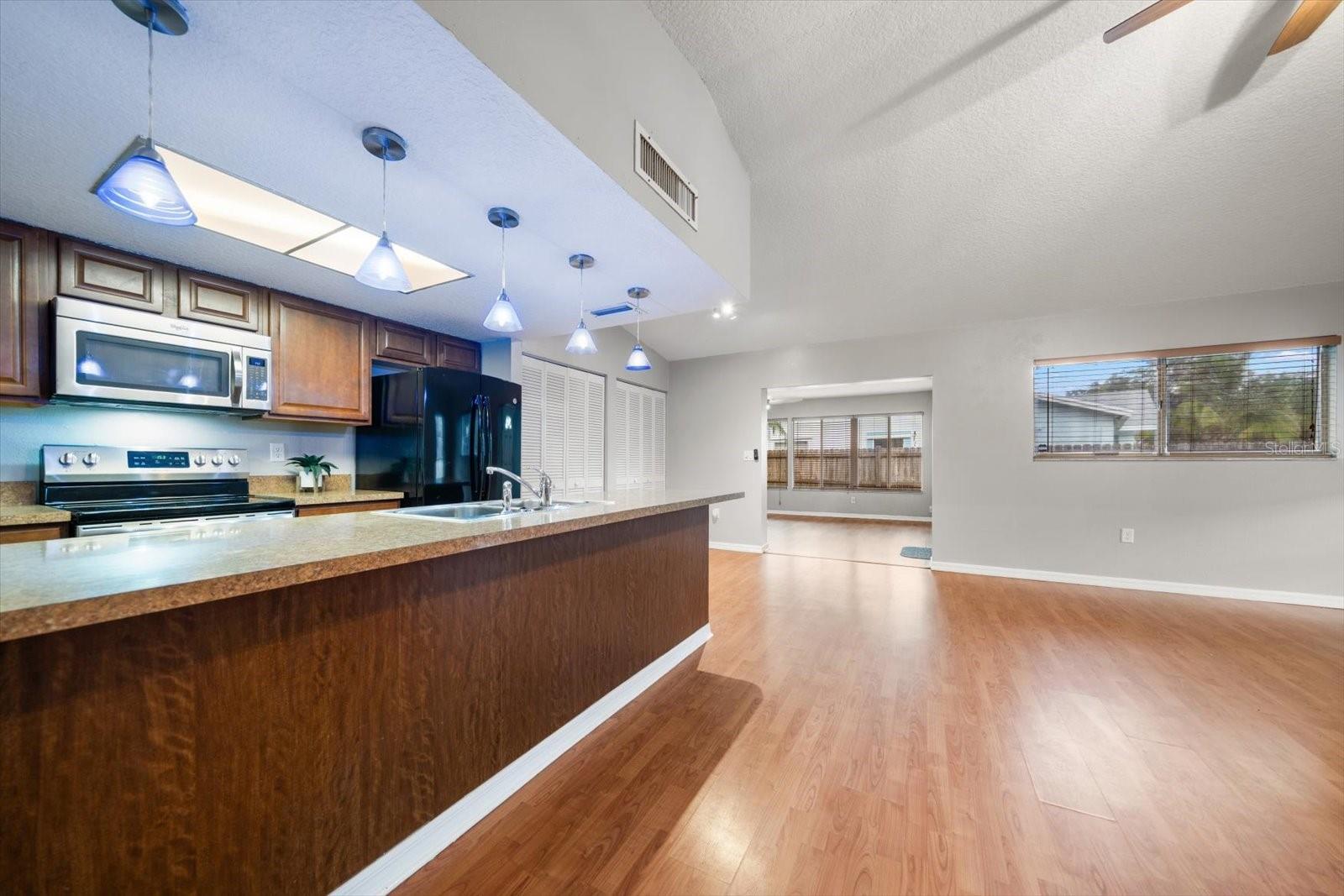 Kitchen & Living Room