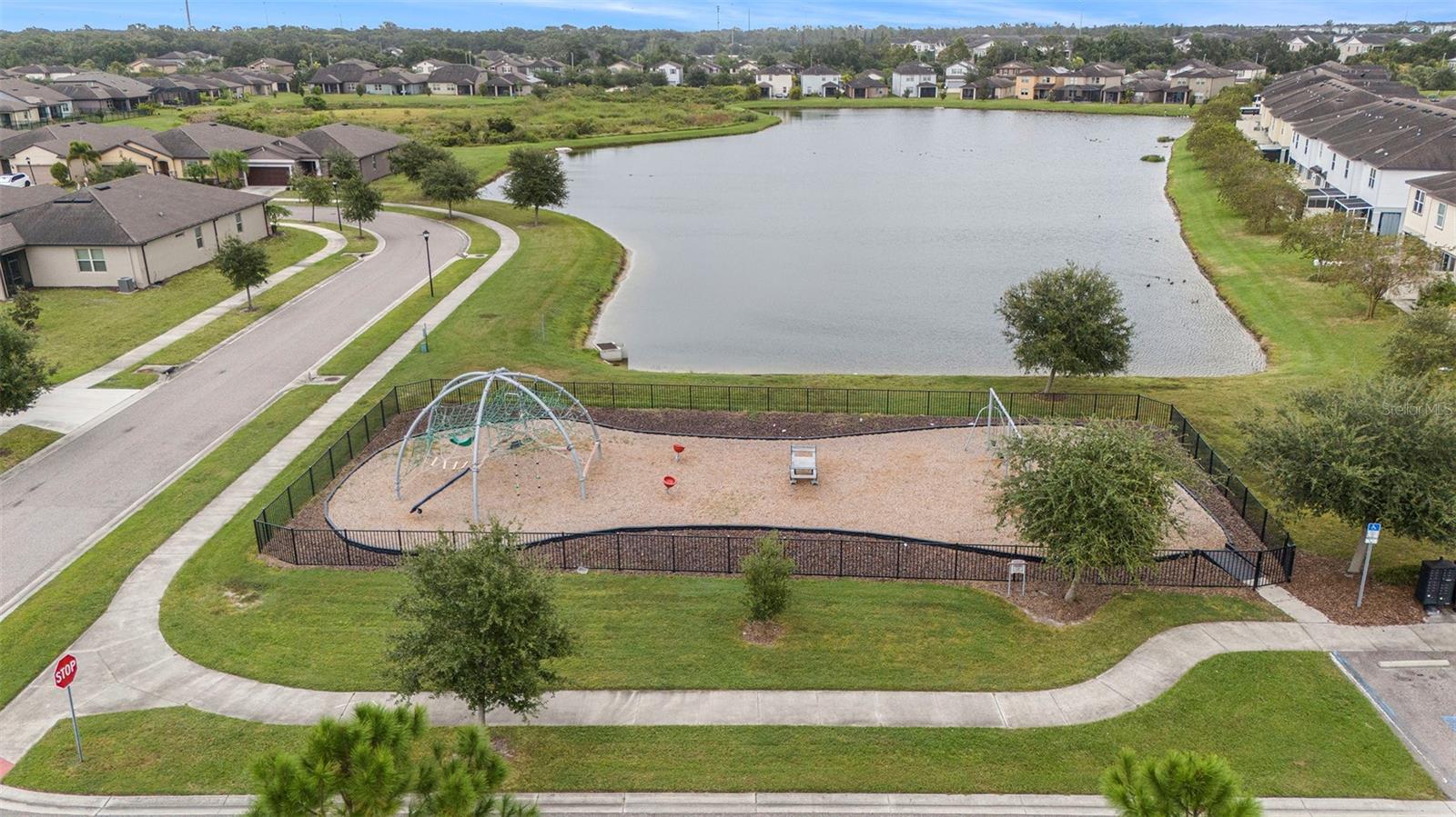 Aerial Park View - 5312 Fallen Leaf Drive, Riverview, FL