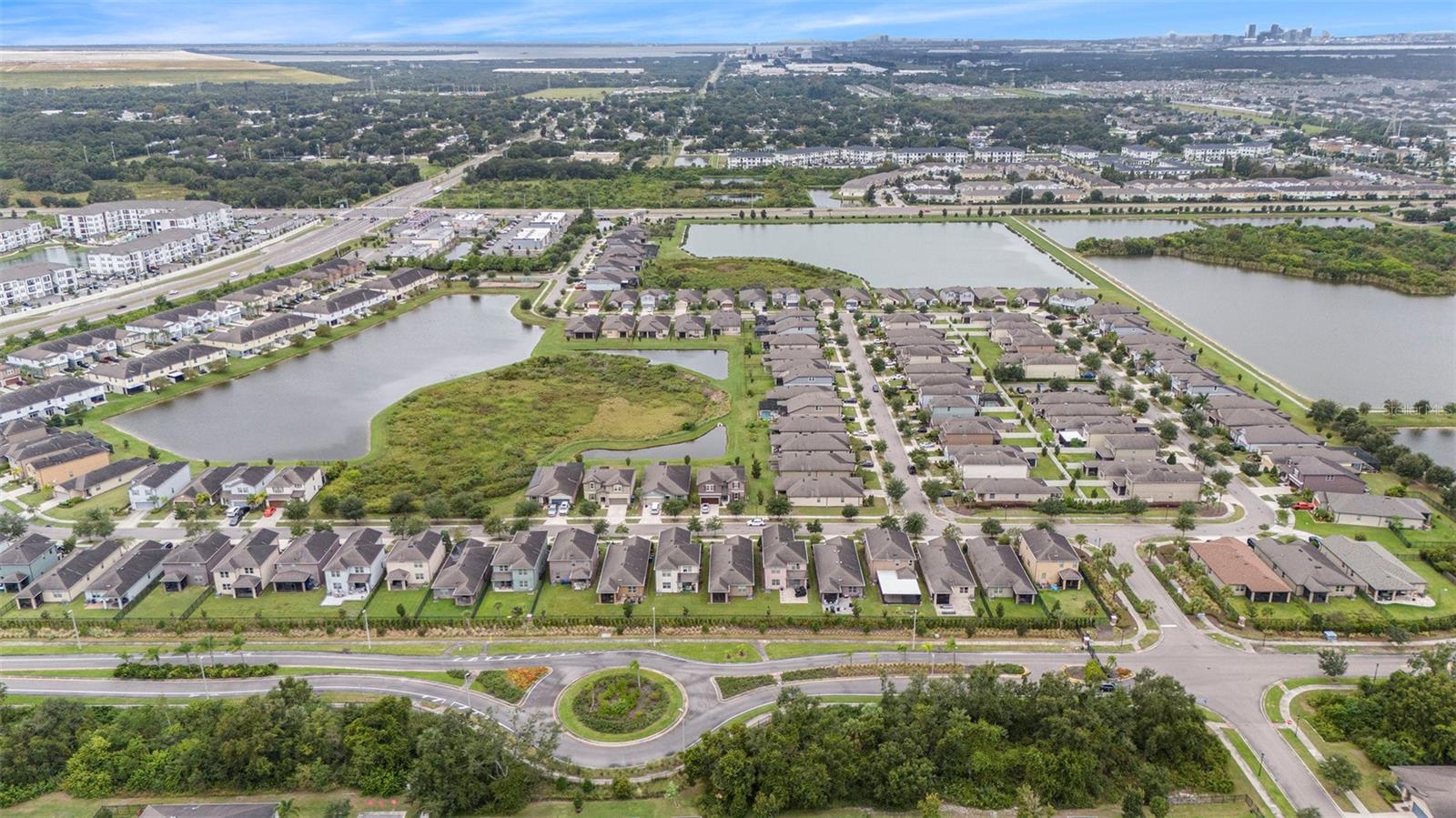 Aerial Community View - 5312 Fallen Leaf Drive, Riverview, FL