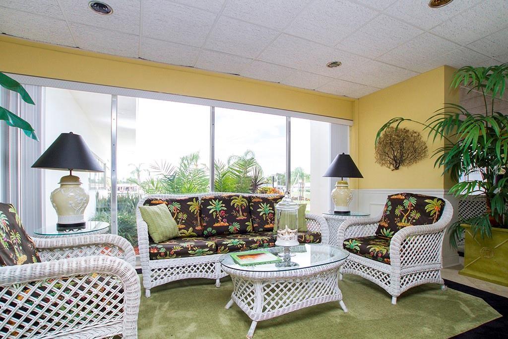 Gathering area in the Lobby