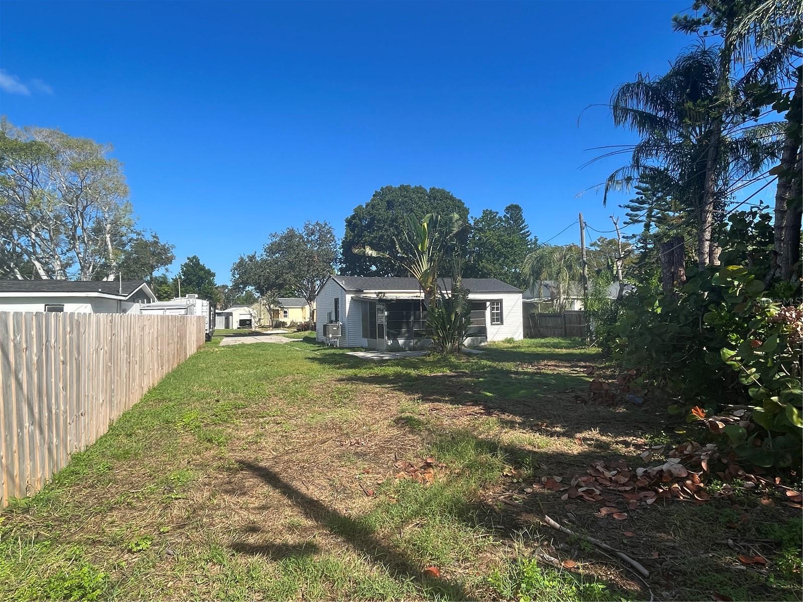 Rear Yard - Reverse View