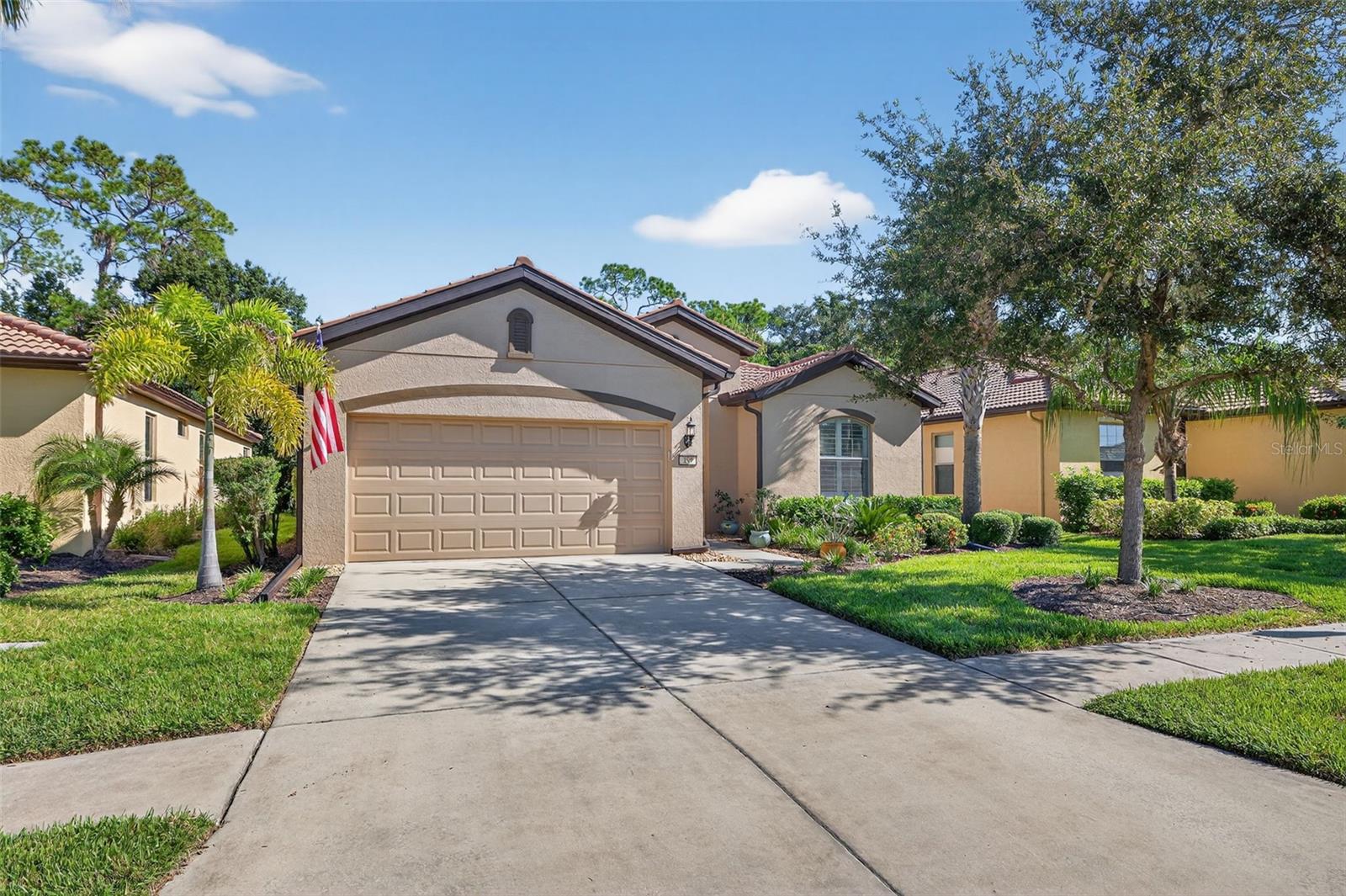 Large driveway