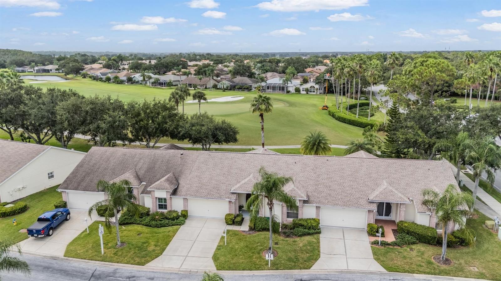 A golf course view!