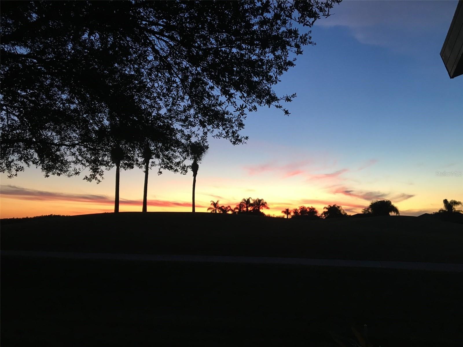 Get used to this glorious evening view!