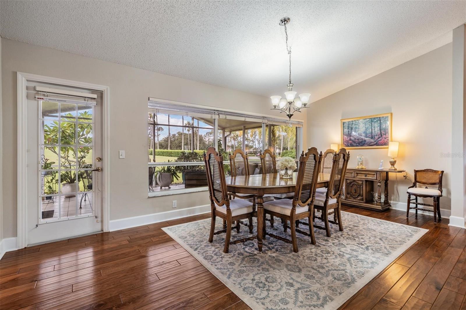 Dining area or make this flex space your own with a great view!