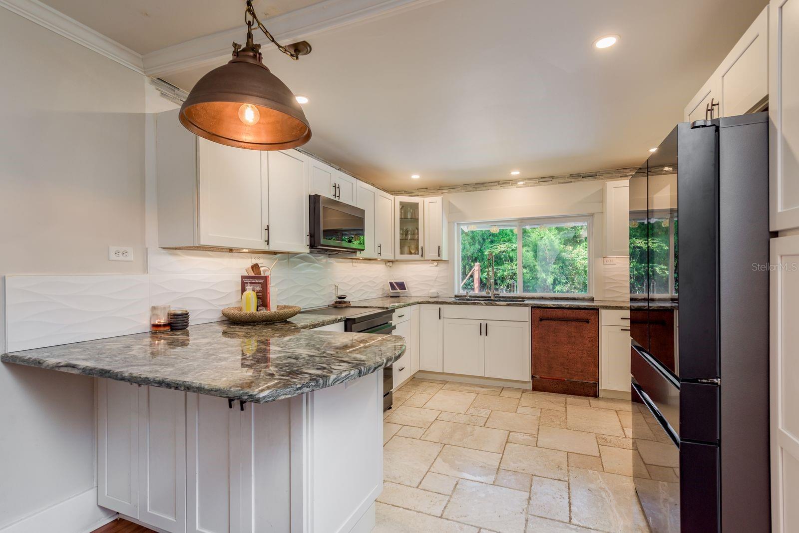 Spacious kitchen in main house