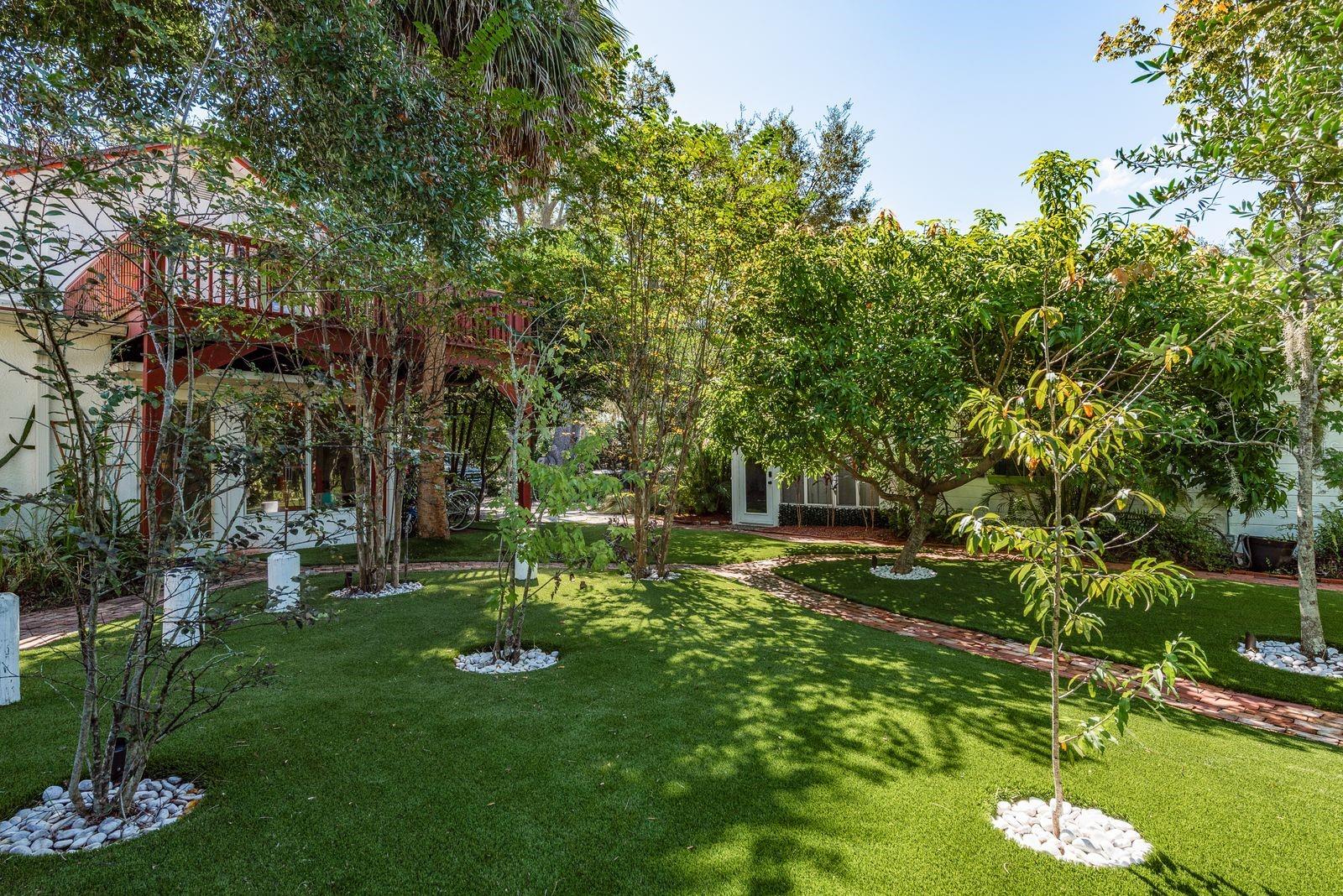 Yard between two properties