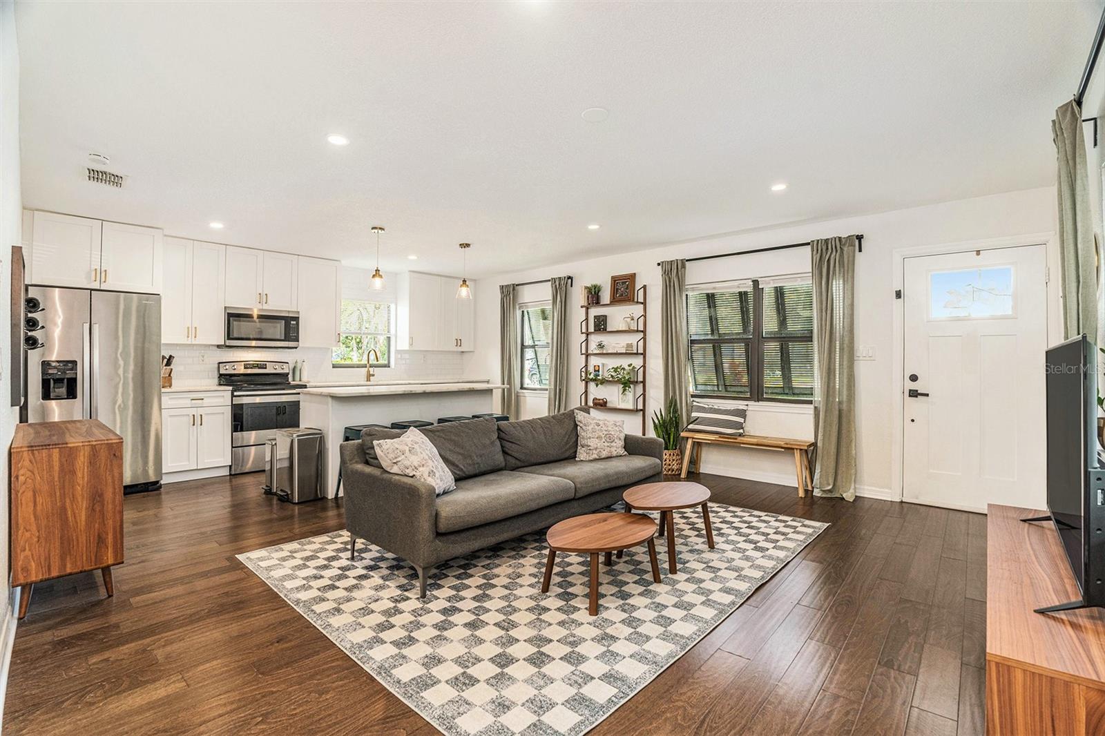 Wide open floor plan