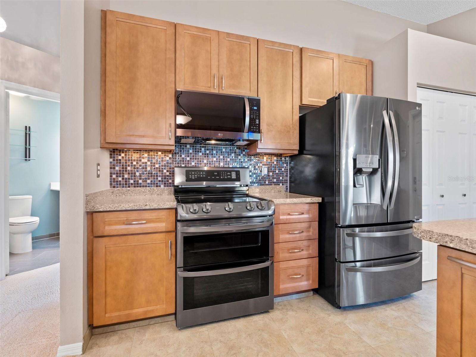 New stainless steel appliances combine style and function for the modern home chef