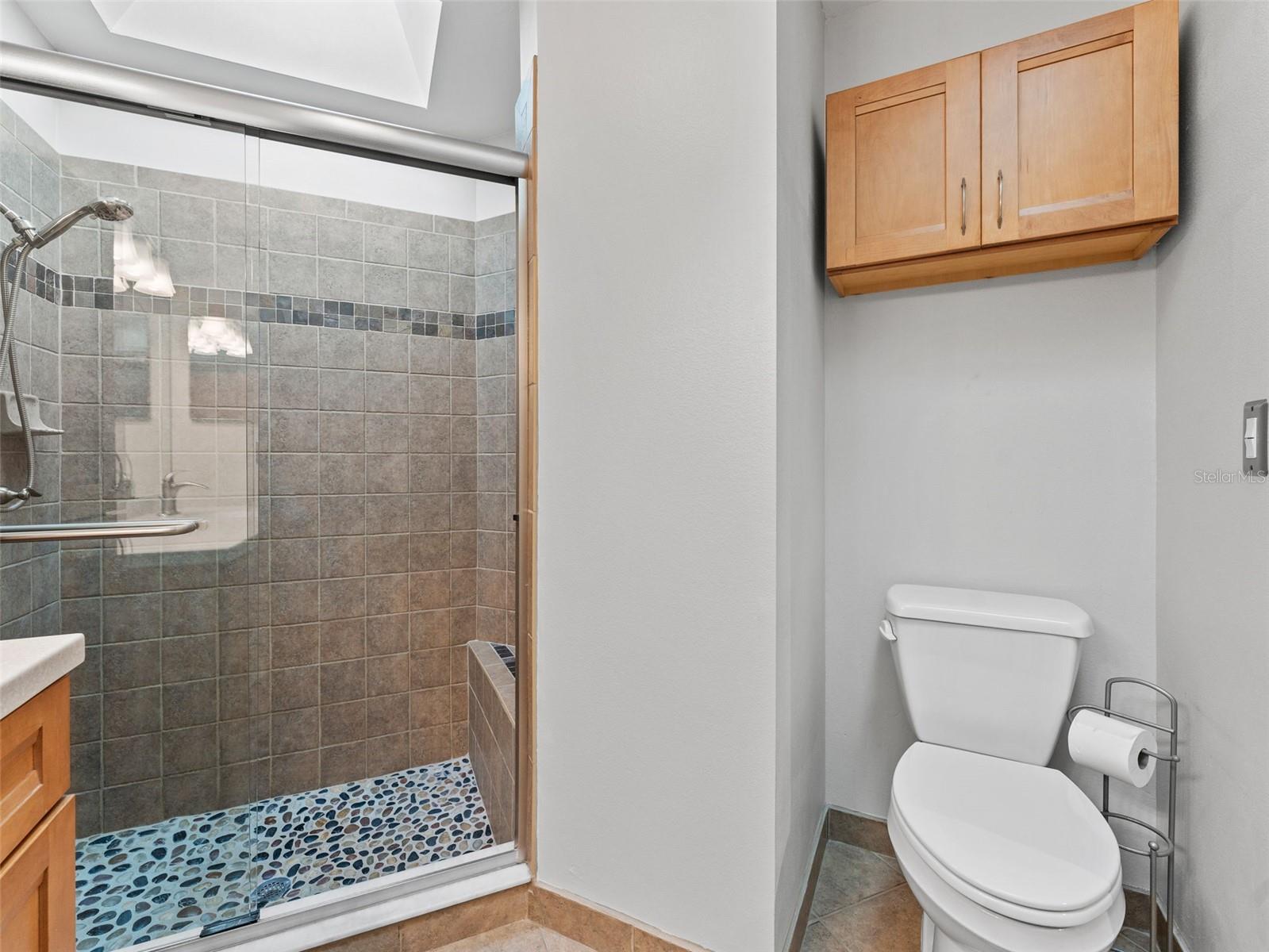 Spacious and modern primary ensuite — comfort and style in every detail.