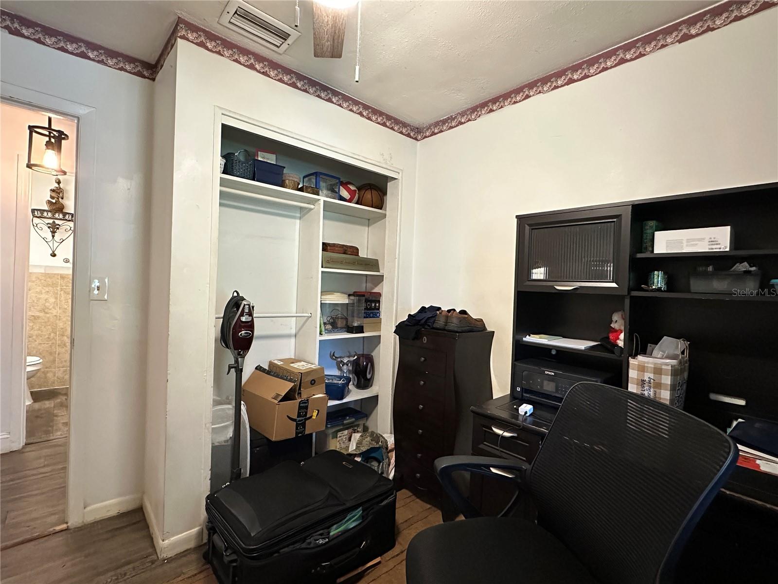 Second bedroom currently being used as an office.