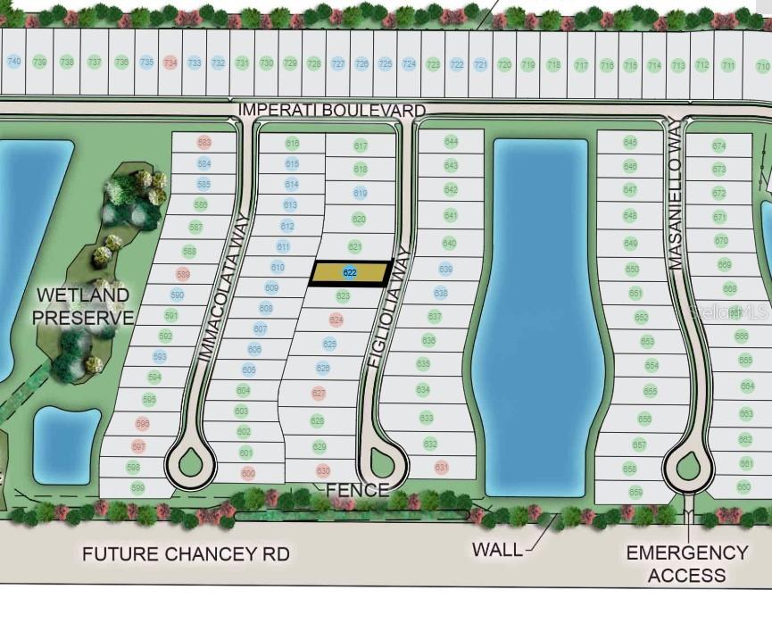 Esplanade at Wiregrass Ranch ~ Site Map
