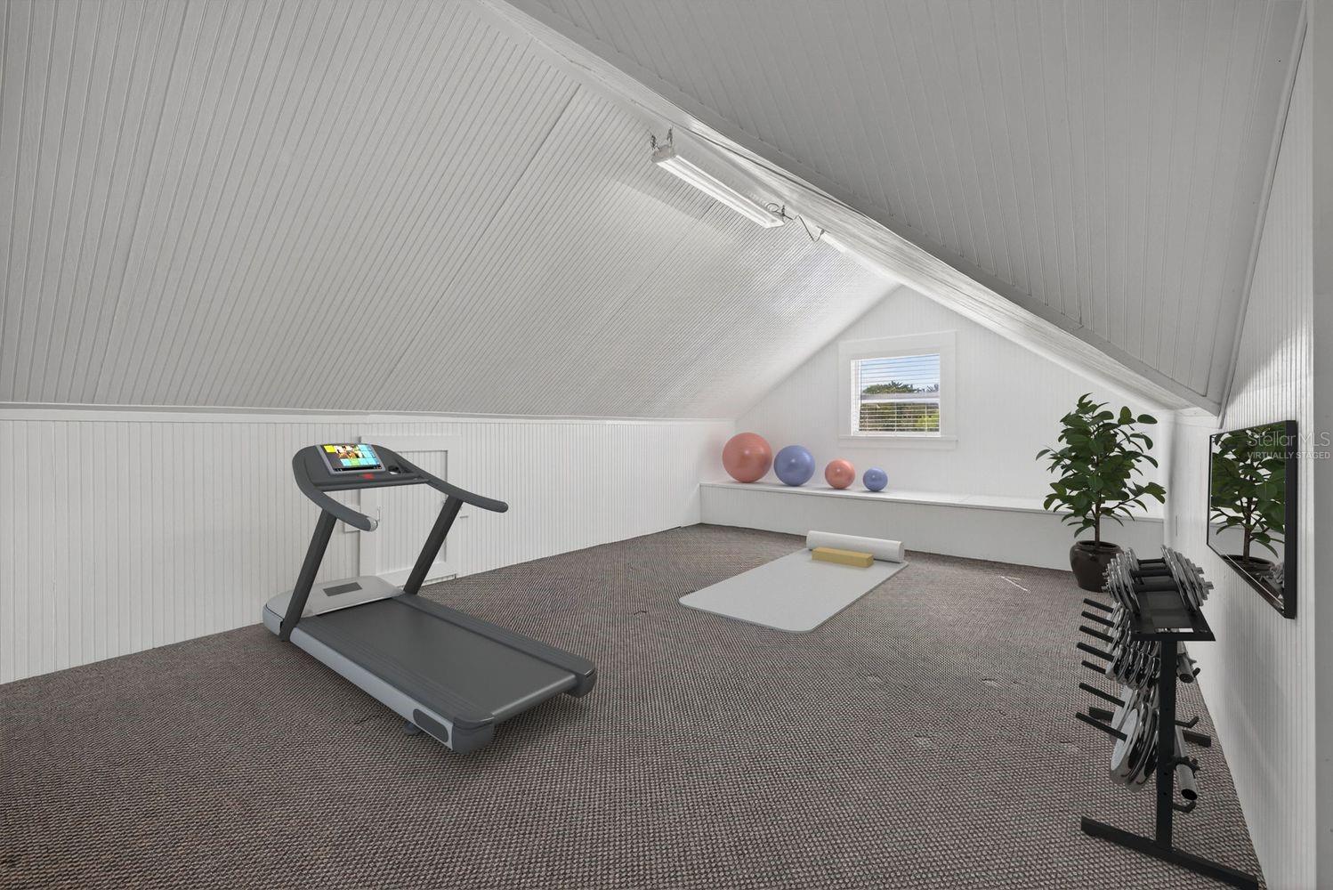 In-Home Gym Virtually Staged Option