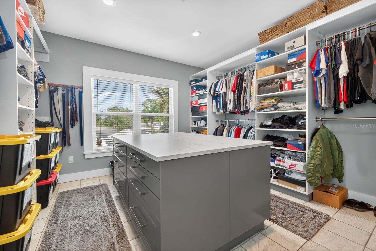 Primary Walk in Closet / Dressing Room