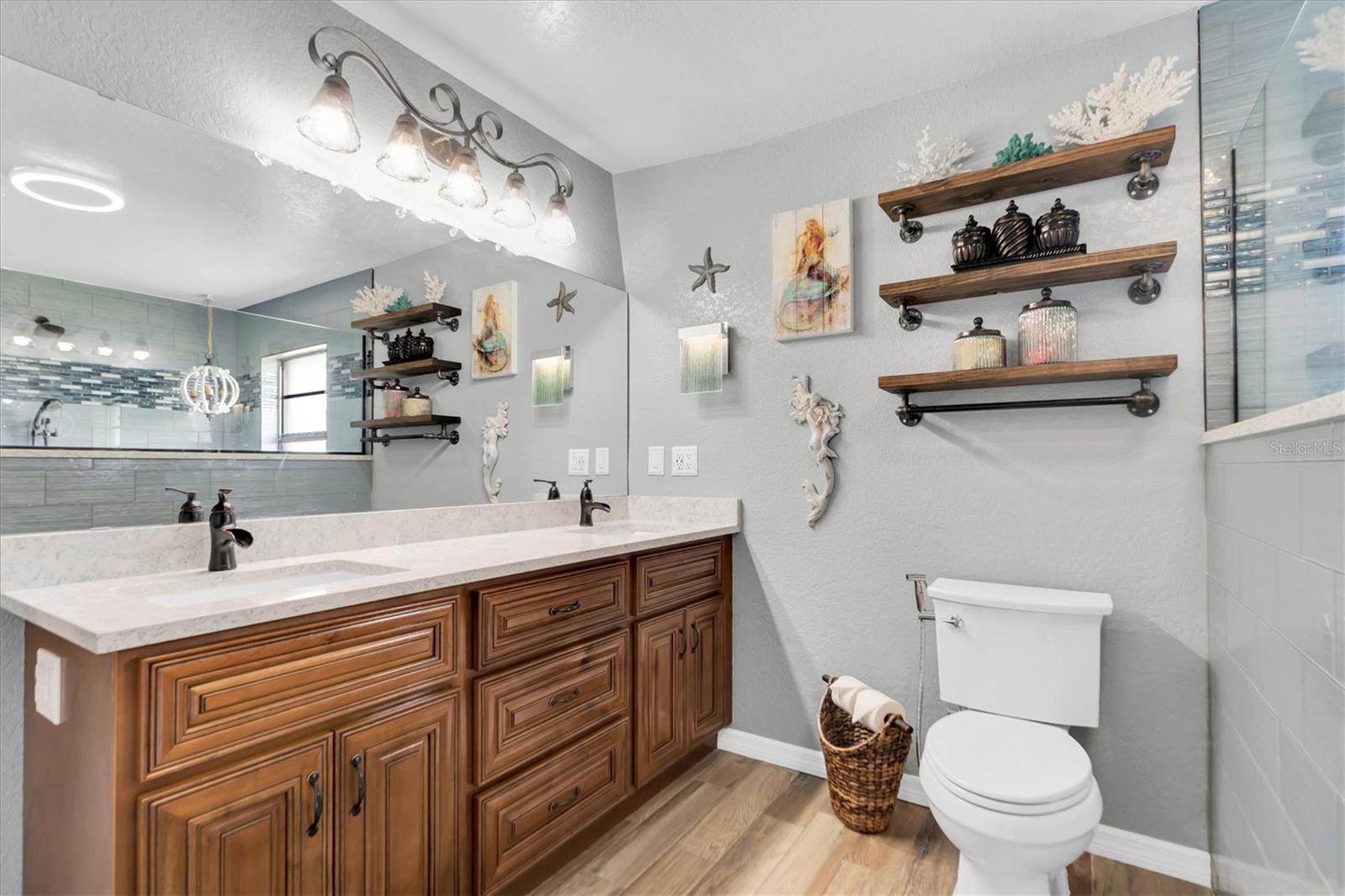 Remodeled en-suite bathroom