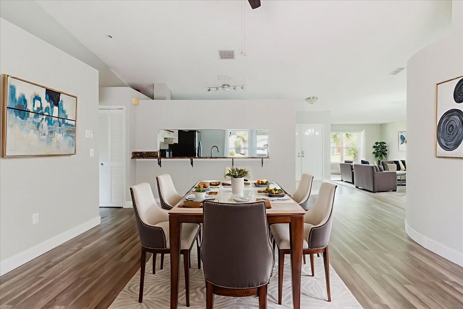 Virtual Staging Dining Area