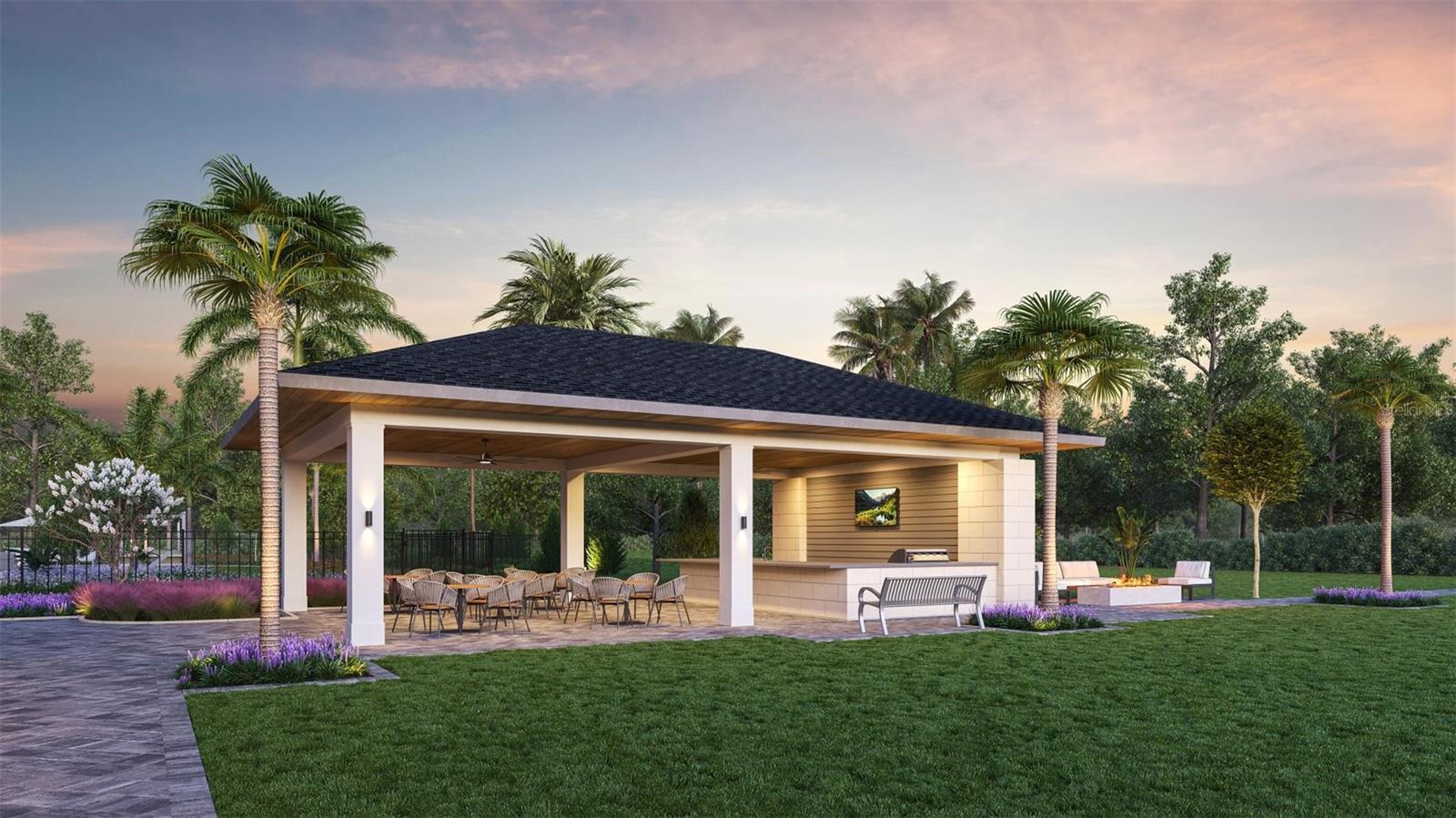 Outdoor Kitchen at Amenity Center