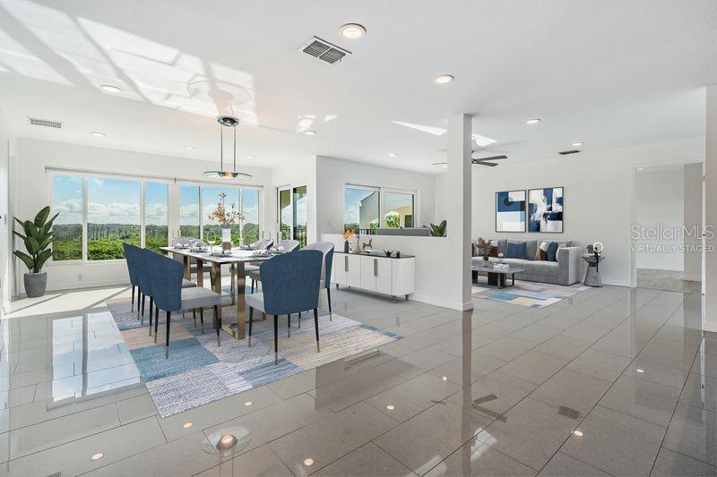 Virtually Staged- Dining/Sitting room