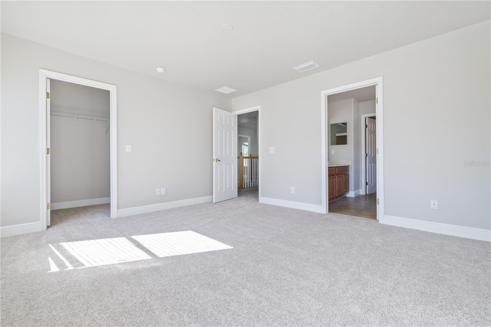 Roomy Master Bedroom w/ New Carpet & Paint
