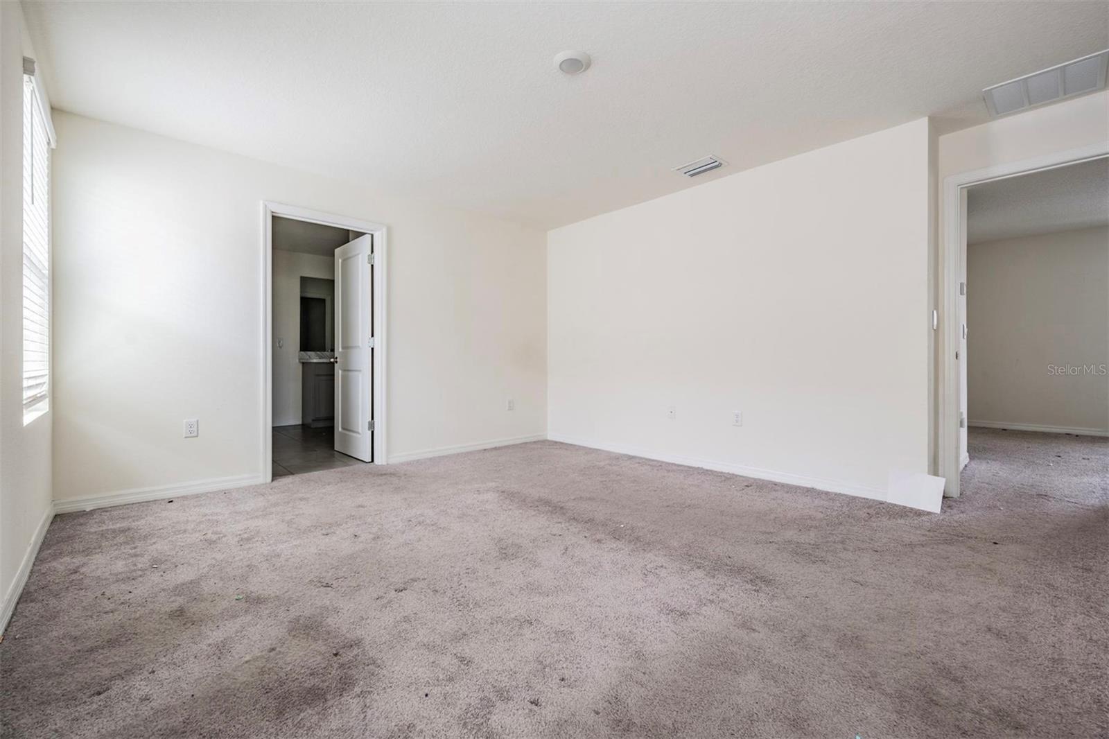 primary bedroom suite, upper level