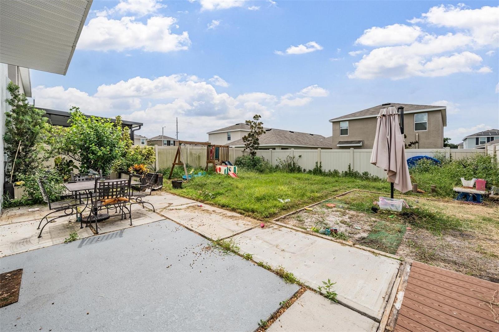back yard