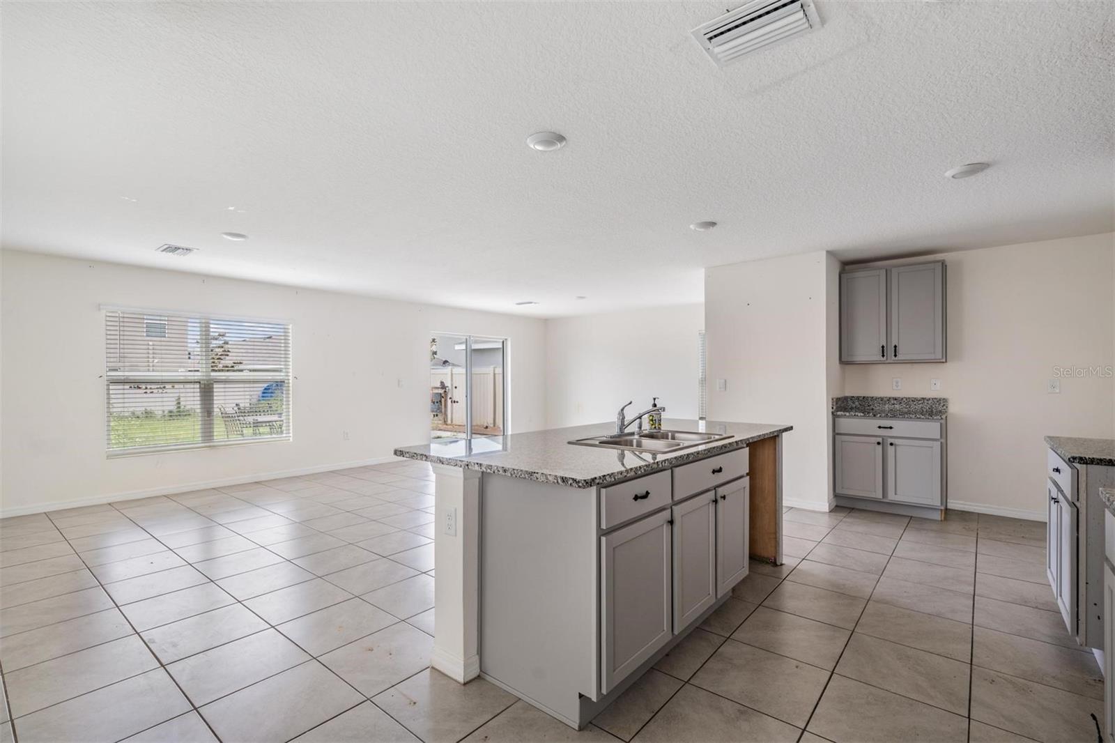 kitchen overlooking great room
