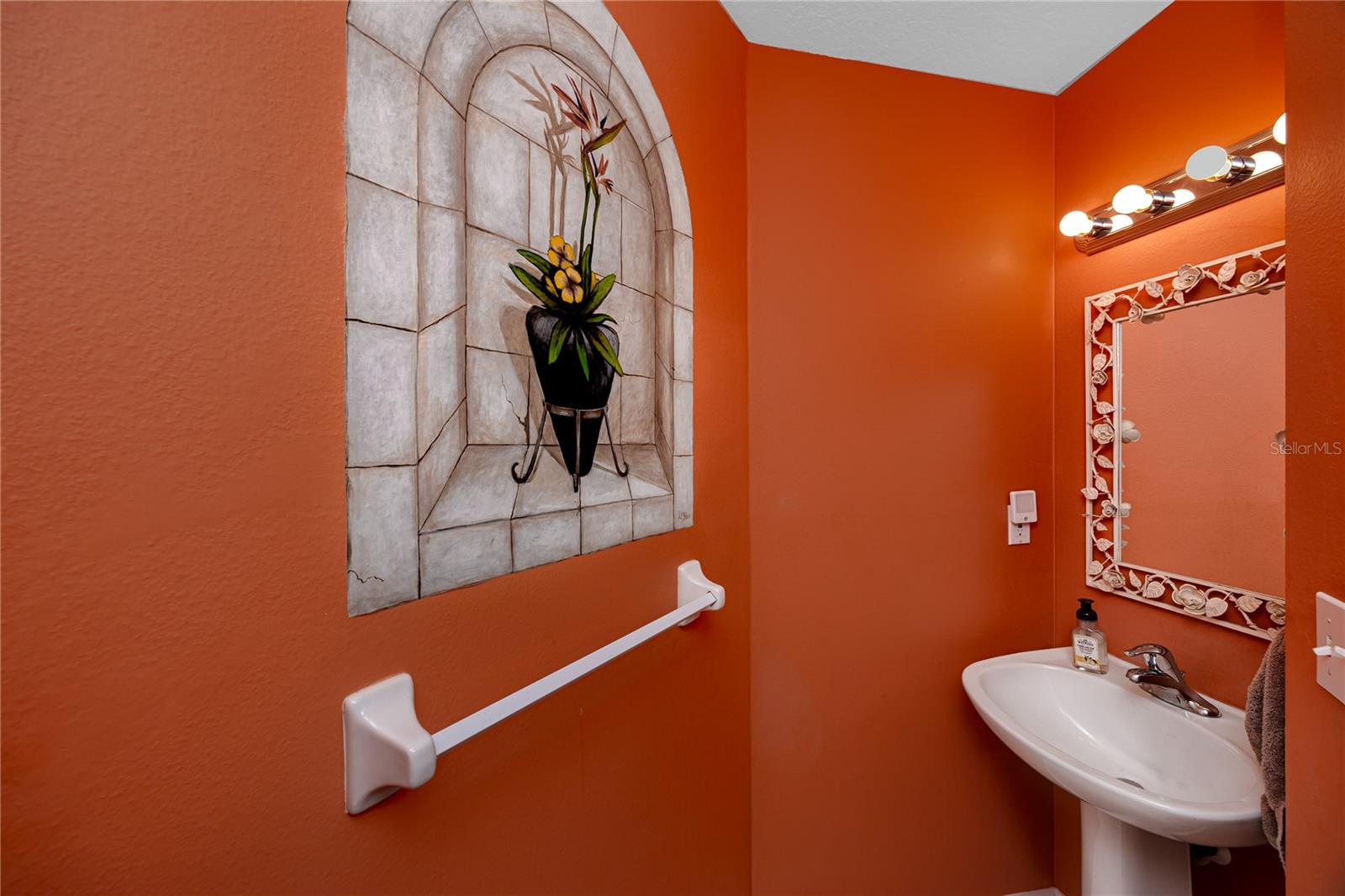main floor powder room