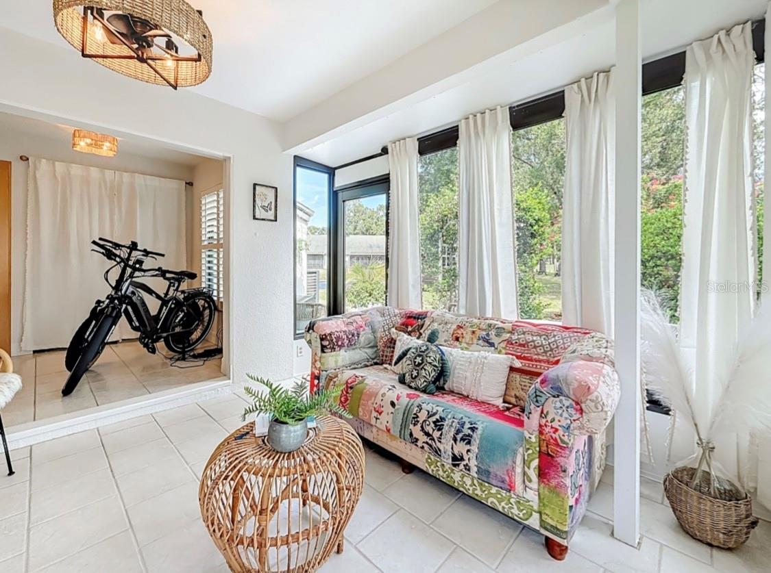 FLORIDA ROOM WITH POND VIEW