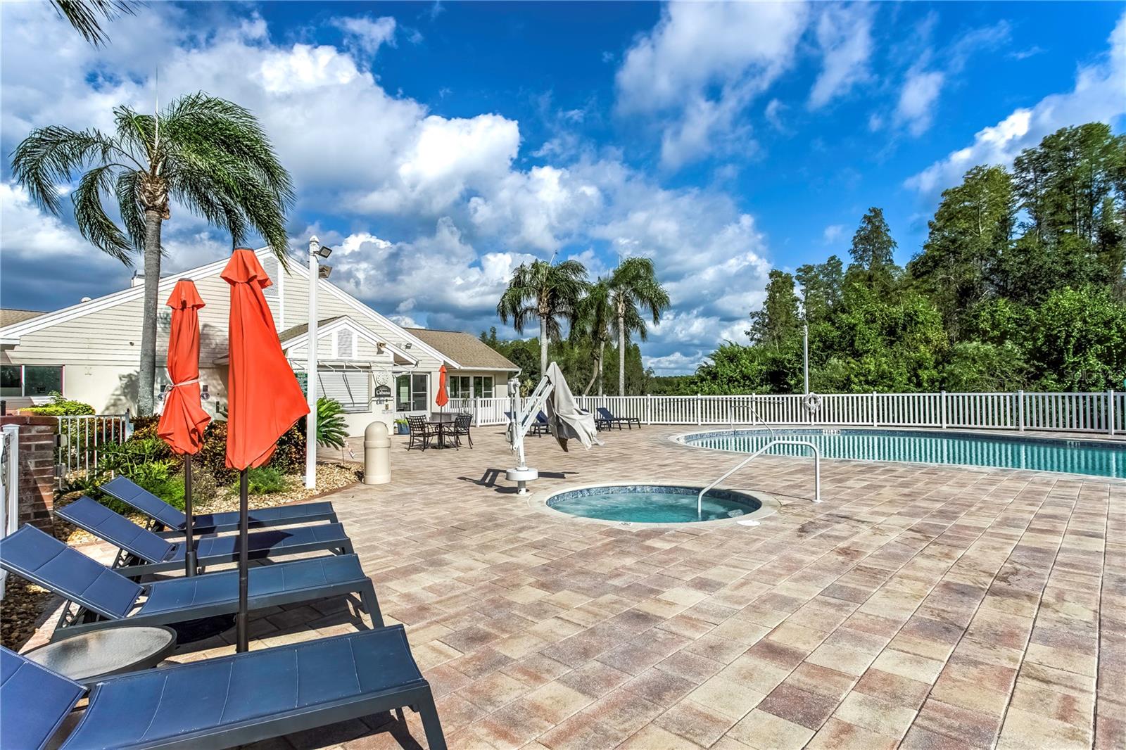 Community pool area
