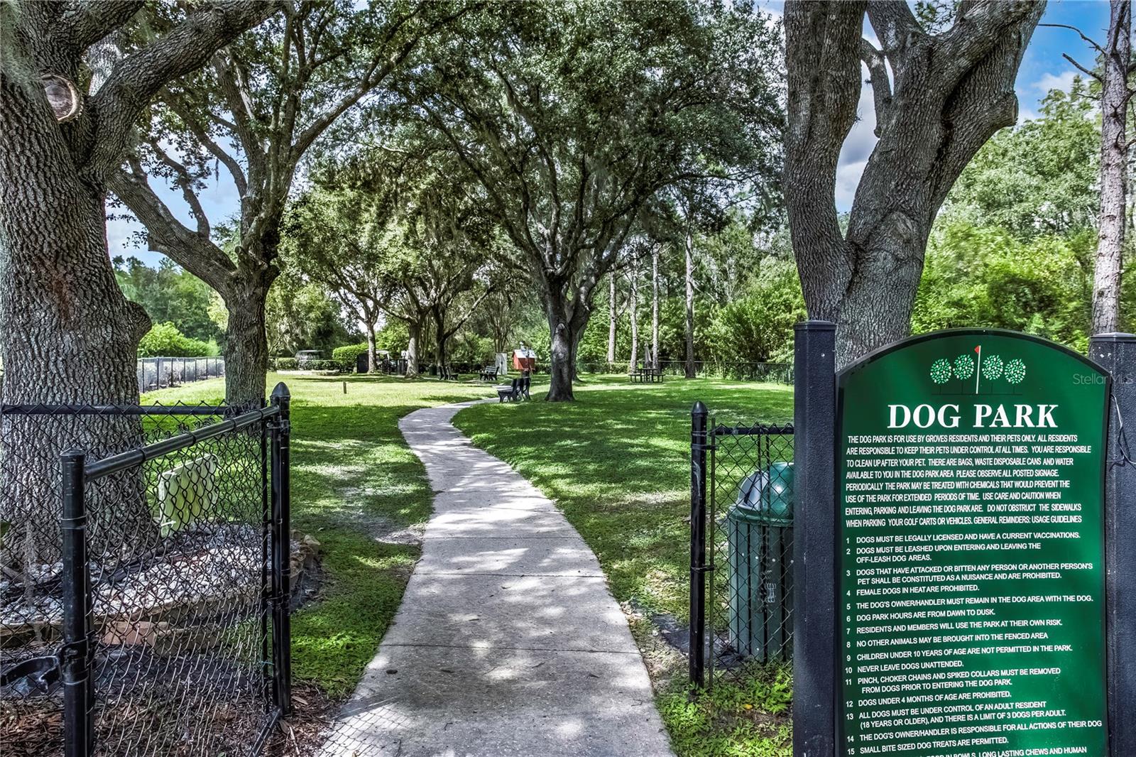 Community dog park