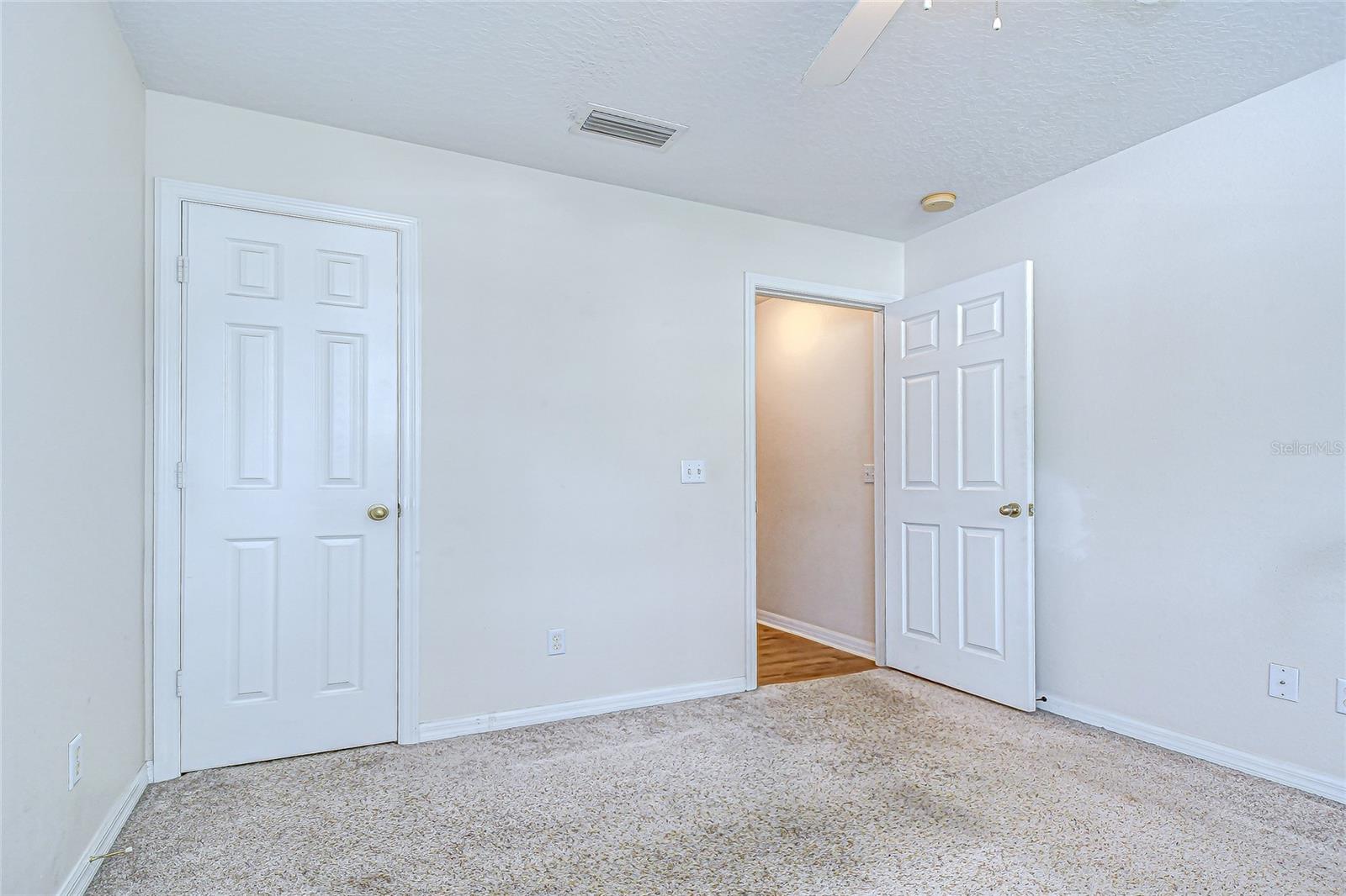 Spacious closet!