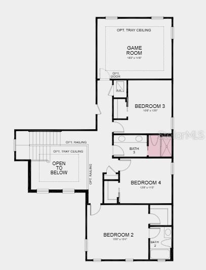 Additional highlights include: gourmet kitchen, pocket sliding glass door in the great room, an extended covered lanai with an outdoor kitchen rough-in, laundry tub rough-in, tray ceilings, and open stair railing.