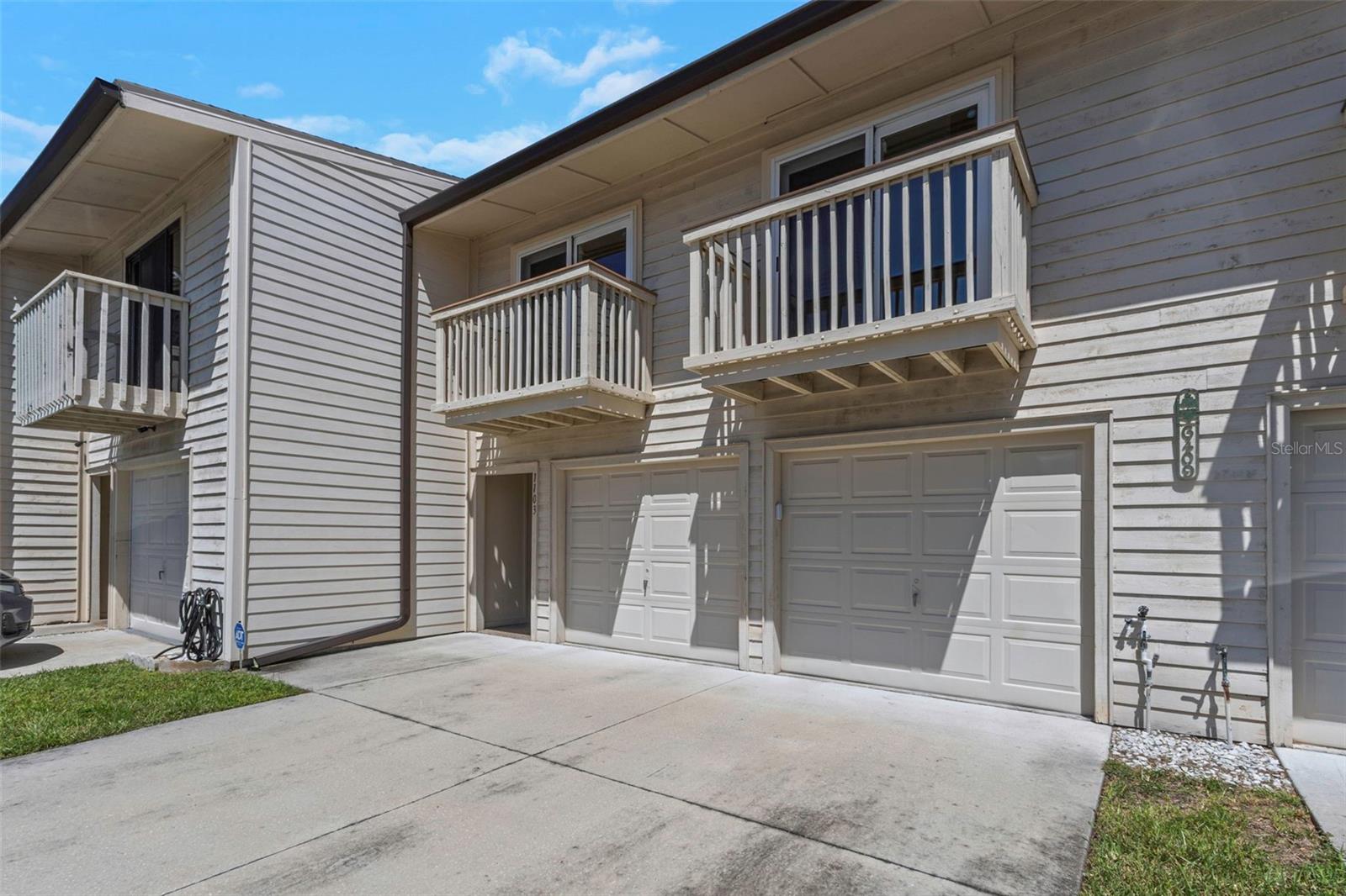 The unit includes 2 balconies.