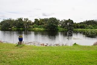 Back yard and water
