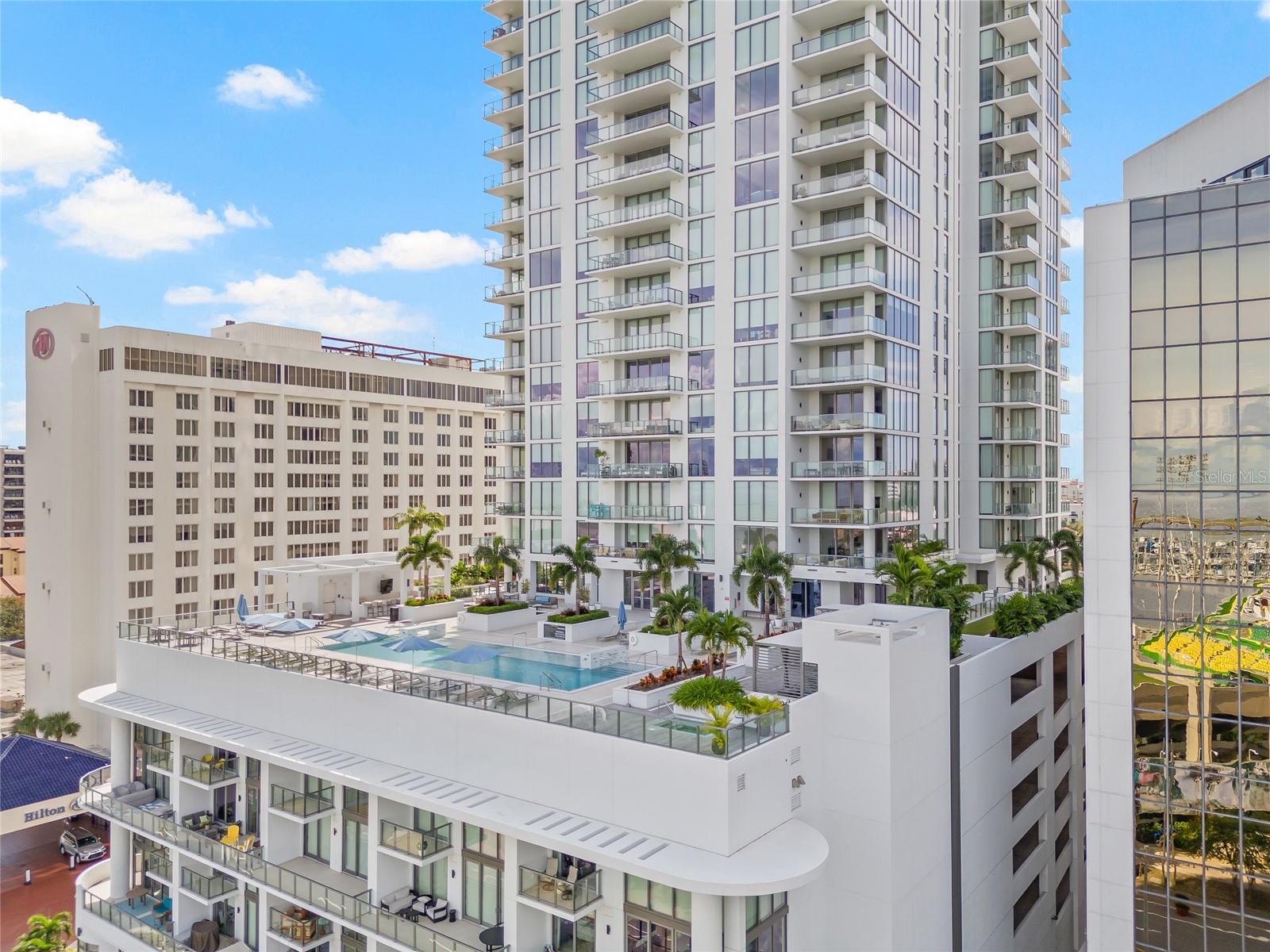 7th-floor amenity deck.