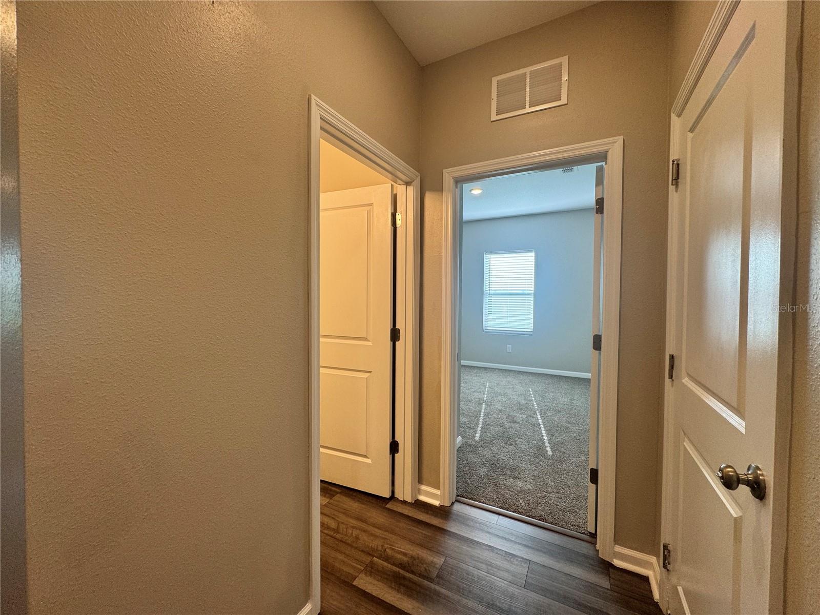 Hallway to First Floor Bed/Bath
