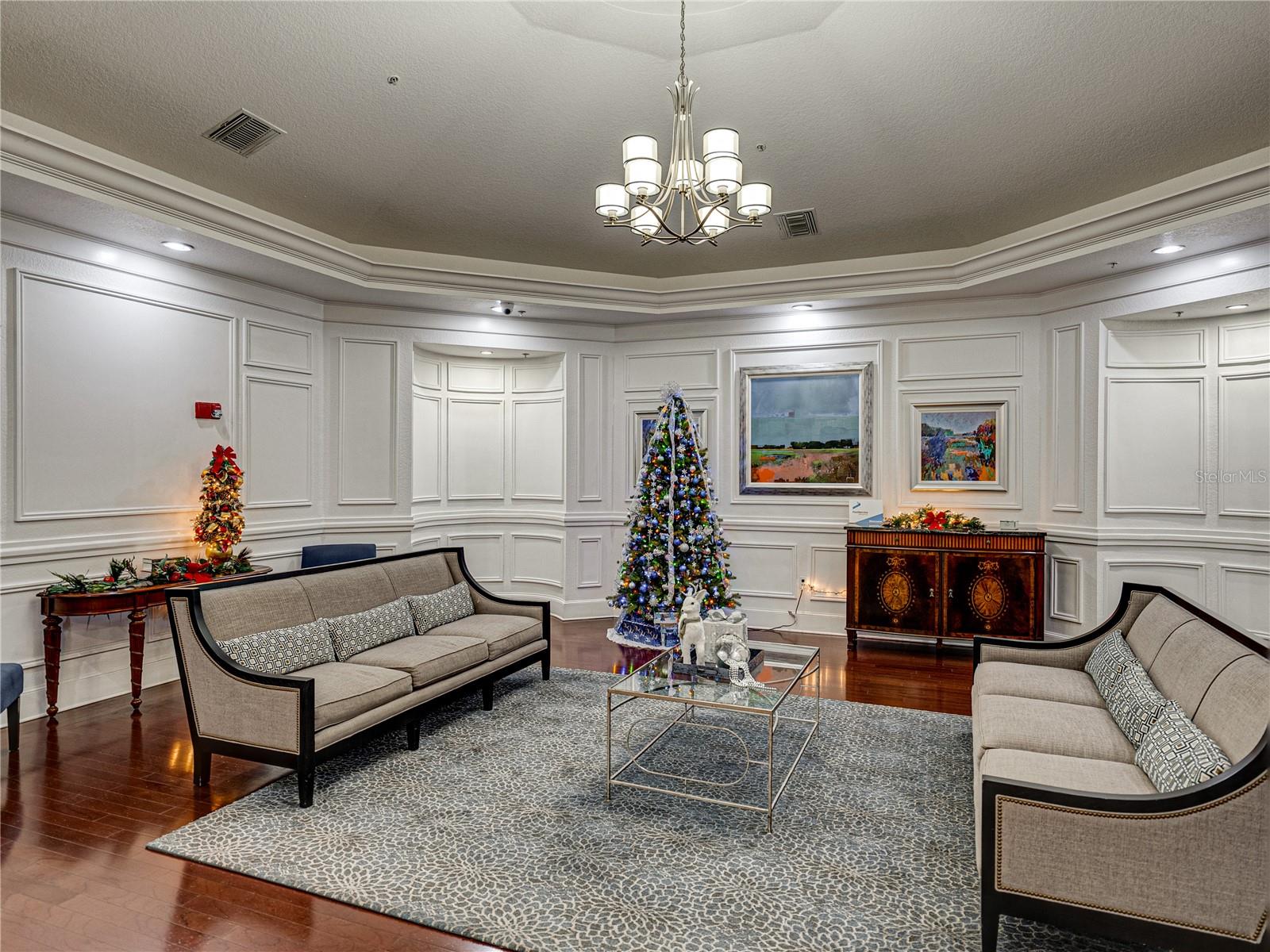 Concierge desk front lobby.