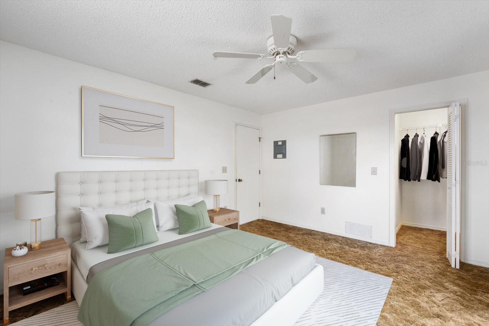 Staged Bedroom