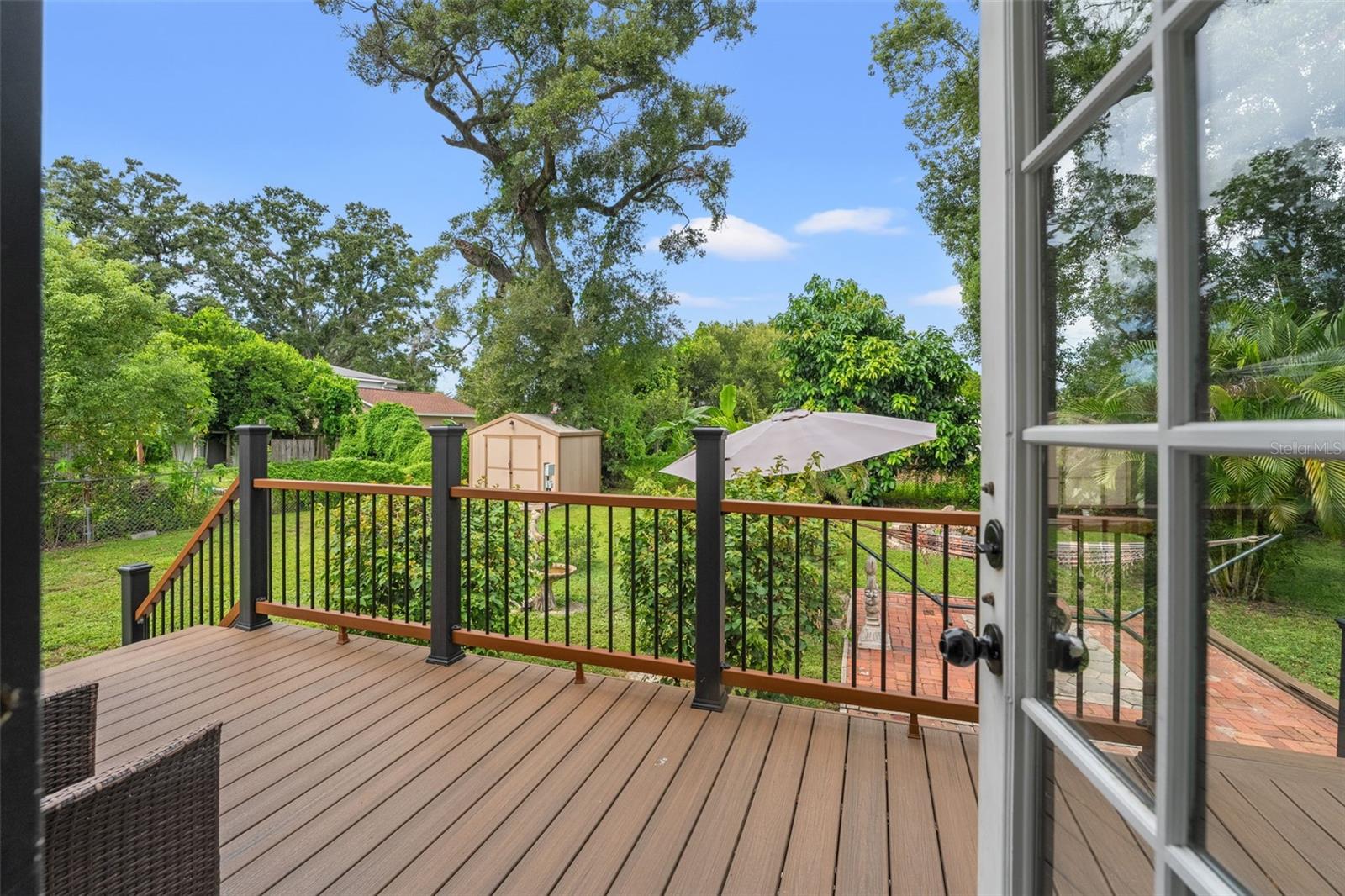 Rear Deck from Kitchen