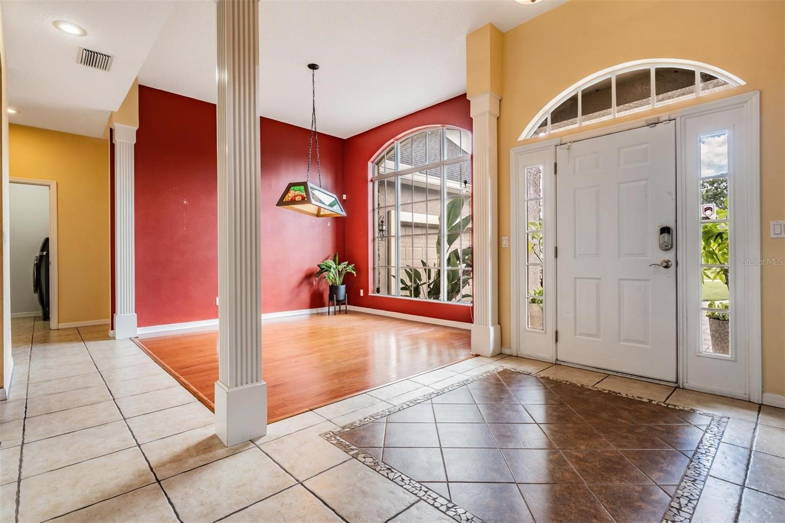 Foyer and Dining room